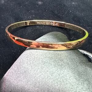 Kate Spade - "Heart of Gold" idiom bracelet, gold